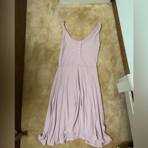 Light pink mid length dress